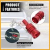Partuto 2pcs XL Size Universal Car Turbo Sound Exhaust Muffler