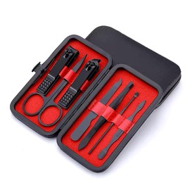 Manicure Pedicure Set, Nail Grooming Kit, Clippers, Scissors (7 PCS)