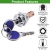 ZHMEINA Toolbox Locks with Keys, Toolbox Lock and Key Set,