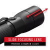 COAST HX5 410 Lumen LED Flashlight, Pure Beam Focusing, Slide