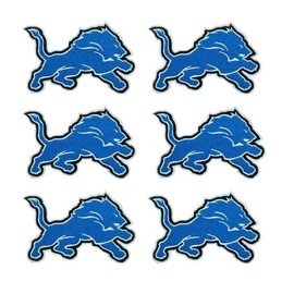 6 Pieces Sets Sports Styles Embroidered Patches for Lions Sew On/Iron On Patch Applique for Clothes, Dress, Hat, Jeans, DIY Accessories