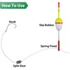 Floats Fishing Set Balsa Wood Float Oval Fishing Stopper Floats