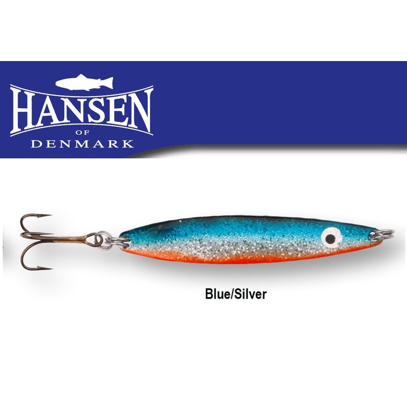 Unbekannt Hansen Fight 7,6cm Meerforellenblinker, Gewicht:18g, Farbe:White