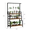 GXFCHYL Metal 3-Tier Hanging Plant Stand, Planter Shelves, Hanging Plant