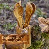 Forest Decor Wood Salt Spoon, Great for Bath Salt Scoop,