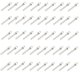 50 Red LED Diodes 3x5mm Clear Lens