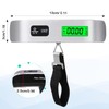 IMEX Digital Luggage Scale with LCD Display 50kg Capacity Silver