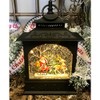 Raz Imports Holiday Water Lanterns 11" Santa in Sleigh Lighted