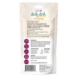 Caru Daily Dish Smoothies Lickable Treats for Dogs (Chicken, Pack of 4), Natural, 56 g/2 oz (10851395005890)