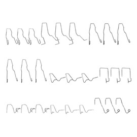 FSTURIOS 27PCS Bulb Retaining Spring Clips for H1/H3/H4/H7, Car Headlight Clamp Retainer Spring Clips, Universal Headlamp Clamp Dip Dipped Beam Bulb Holder Clips for SUV Sedan Truck