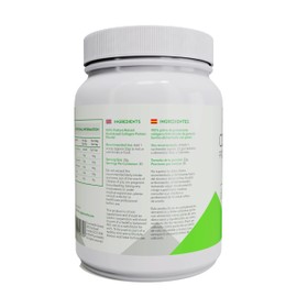 100% Pure Collagen Powder, Collagen Hydrolysate Peptides Type 1 and 3, Certified from Pasture Farming and Free from Hormones and Antibiotics, Laboratory Certified, 454 g