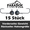 Paradox Fishing Set di 15 teste di jig da 18