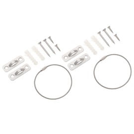 Kisangel 2Sets Safety Furniture Anchors Straps for Furniture Stability and Falling Prevention for Securing Bookshelves Tvs and Cabinets