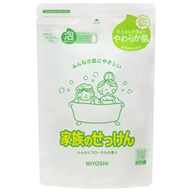 Miyoshi Soap, Family Soap, Foam Body Soap, Refill, 19.7 fl oz (550 ml)