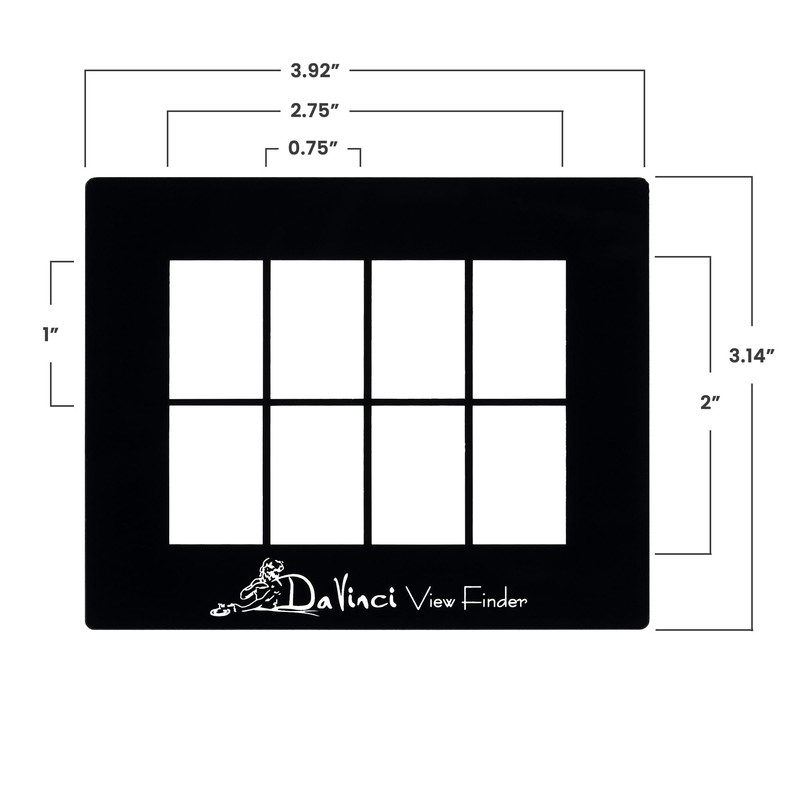 Creative Mark Davinci Artist Viewfinder - 3" x 4" Viewfinder