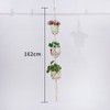 WeedGuard Outdoor Plant Hanger Macrame – Handcrafted Knotted Lifting Rope