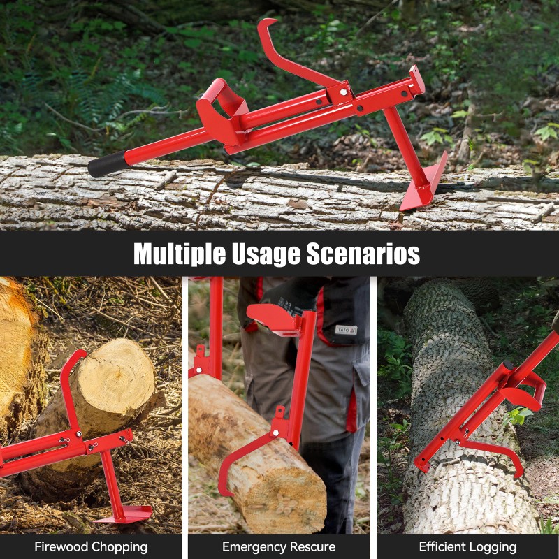 Unbranded 3-in-1 Logging Tools and Equipment Log Hauler Cant Hook