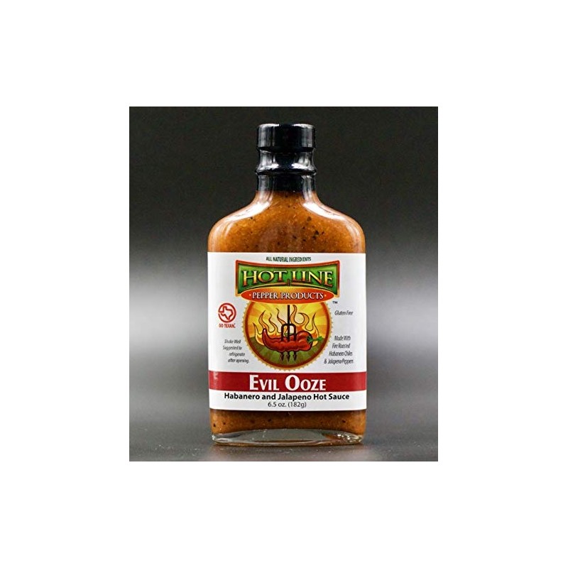 HOT LINE PEPPER PRODUCTS Gourmet Hot Sauces (2) Garlicky Greengo,