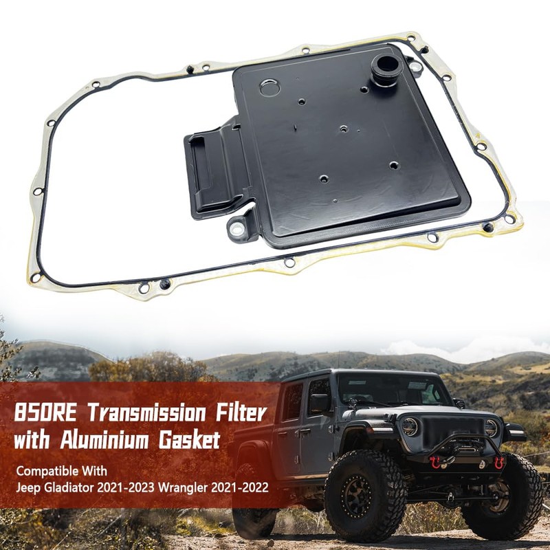 68417054AB 850RE Transmission Filter Oil Pan with Aluminum Gasket, Fit