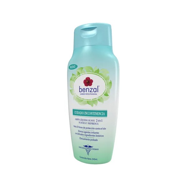 Jabon Intimo Femenino Benzal Wash 2 En 1 Cuidado Incontinencia