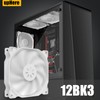 upHere 120mm White Silent Fan for Computer Cases Cooling, Ultra