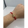 Animal Red String Cubic Zirconia Animal Frog Macrame Bracelet