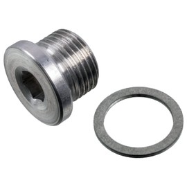 febi bilstein 175069 Oil Drain Plug with Sealing Ring, Pack of 1