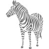 Zebra Stencil, 4.5 x 6 inch - African Wild Animal
