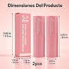 2Pzs Pink Collagen Volume Multi Balm Stick,Barra Hidratante Con Colágeno