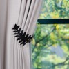SUQ I OME 1 Pair European Big Leaf Curtain Tiebacks