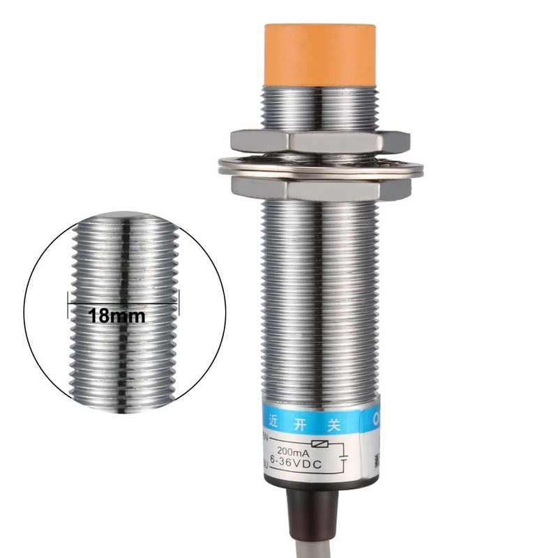 uxcell 8mm Inductive Proximity Sensor Switch Detector NO DC 6-36V