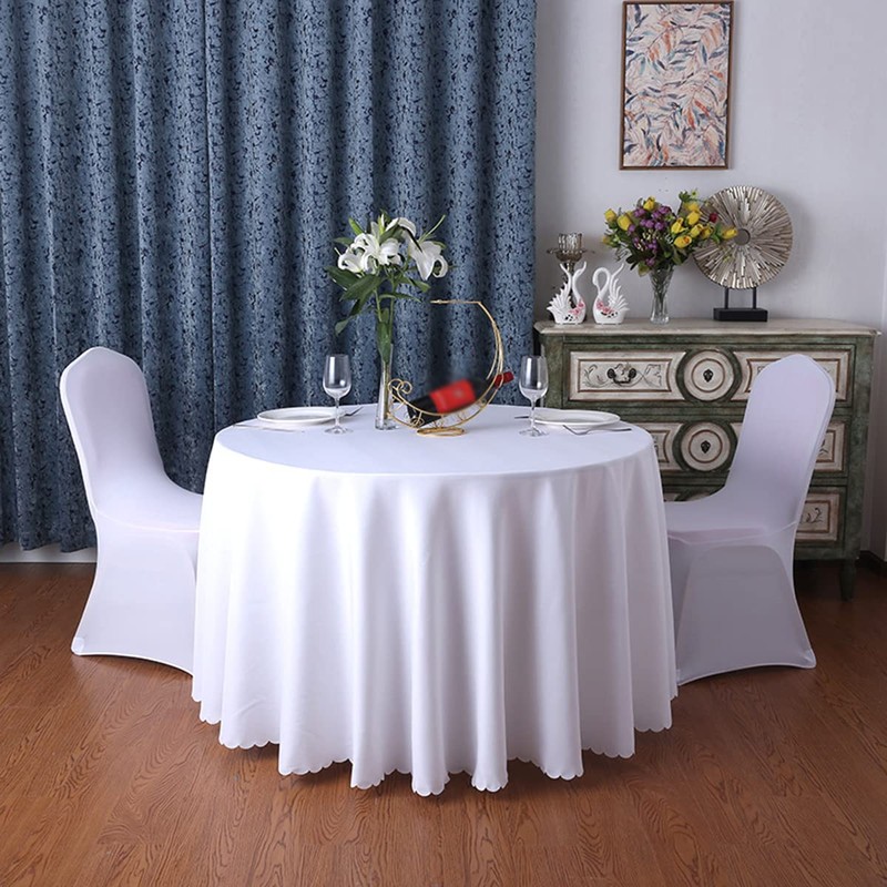 FANIVIN Polyester Tablecloths Tablecovers Round Table cloth Home Hotel Restaurant