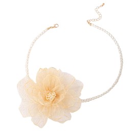 Stocking Stuffers Gifts for Women Flower Choker Necklace for Women Black Choker Necklace Pearl Choker Rose Floral Choker Necklace Bride Wedding Party Jewelry