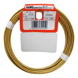 Wake Sangyo Brass Wire #16x10m Binding Outdoor Craft HW-145