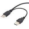 2Pcs Convert Cable USB 2.0 SATA 7 15Pin Adapter for