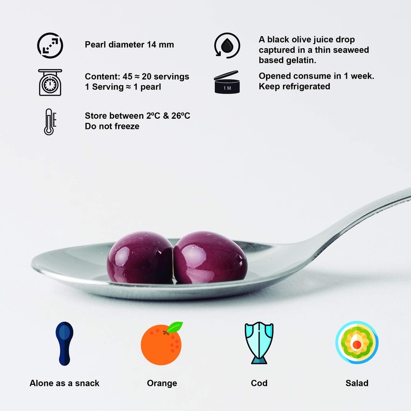 Caviaroli Black Olive Drops Pack of 20 190 g