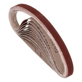 Kozelo 24 Pcs Sanding Belts 1/2 x 18 Inch 240 Grit Aluminum Oxide Abrasive Sandpaper for Belt Sander Metal Grinding Wood Working Weld Rust Removal