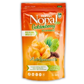 Nopal Mix Aguaymanto 454g - 100% Natural High-Fiber Goldenberry Blend for Digestive Health, Vegan, Non-GMO, Gluten-Free, Keto from Peru (16oz)