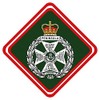 Personalisedjust4u Royal Green Jackets Military Metal Car Window Sign