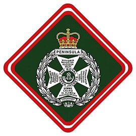 Personalisedjust4u Royal Green Jackets Military Metal Car Window Sign