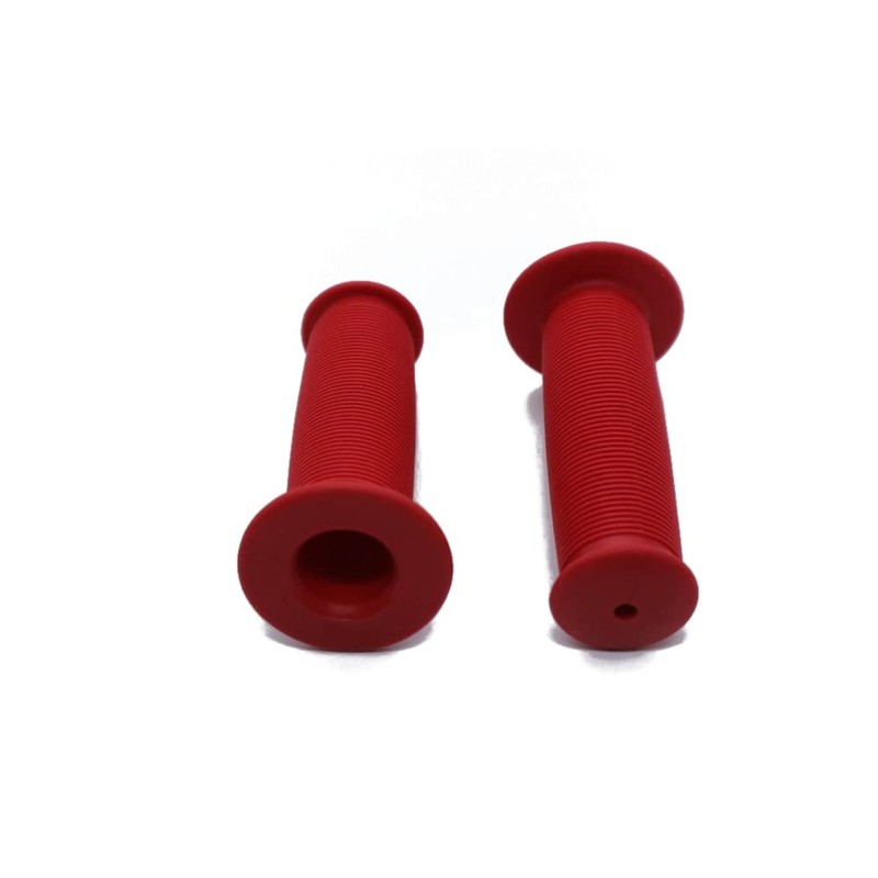 Beatus Retro Bicycle Grip, Rubber, Anti-Slip, Fashionable Colors, 100mm (Red)