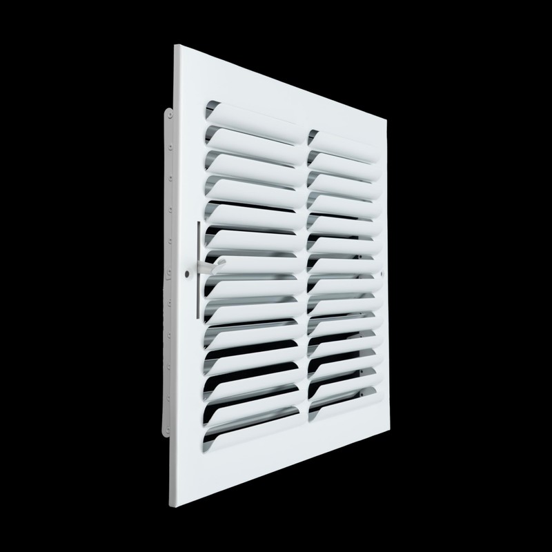Fits 12x12 Duct Opening 1 Way Fixed Curved Blade Air