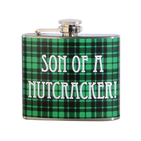Son of a Nutcracker Ugly Christmas 5 oz. Stainless Steel
