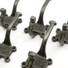 Coat Hook Double 2 Part Retro Peaky Blinders Ant Iron
