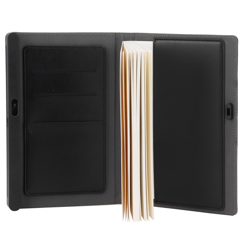 Fingerprint Lock Notebook Portable USB Business Notepad Diary Book for