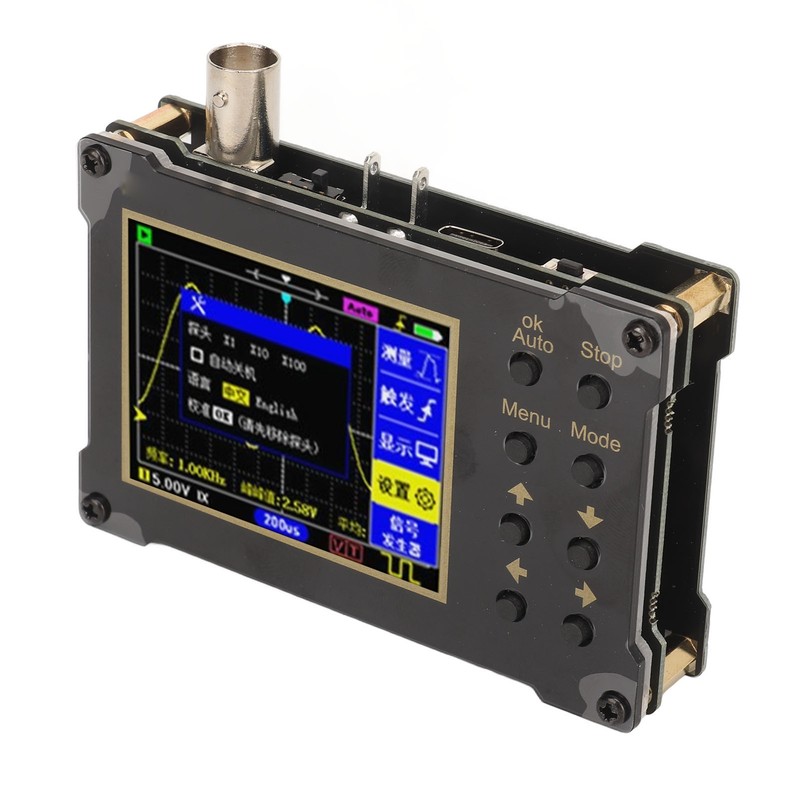 Mini Handheld Oscilloscope 40MSa/s Sampling Rate 18MHz Bandwidth PWM Signal