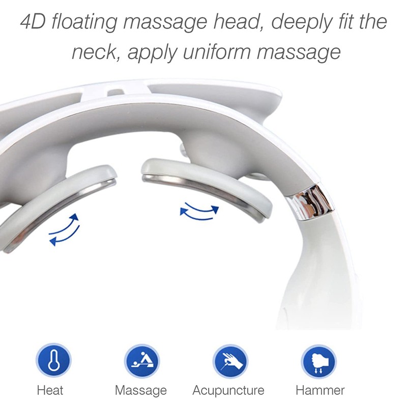 Heating Neck Massager Electric Pulse Massager for Neck Shoulder Muscle