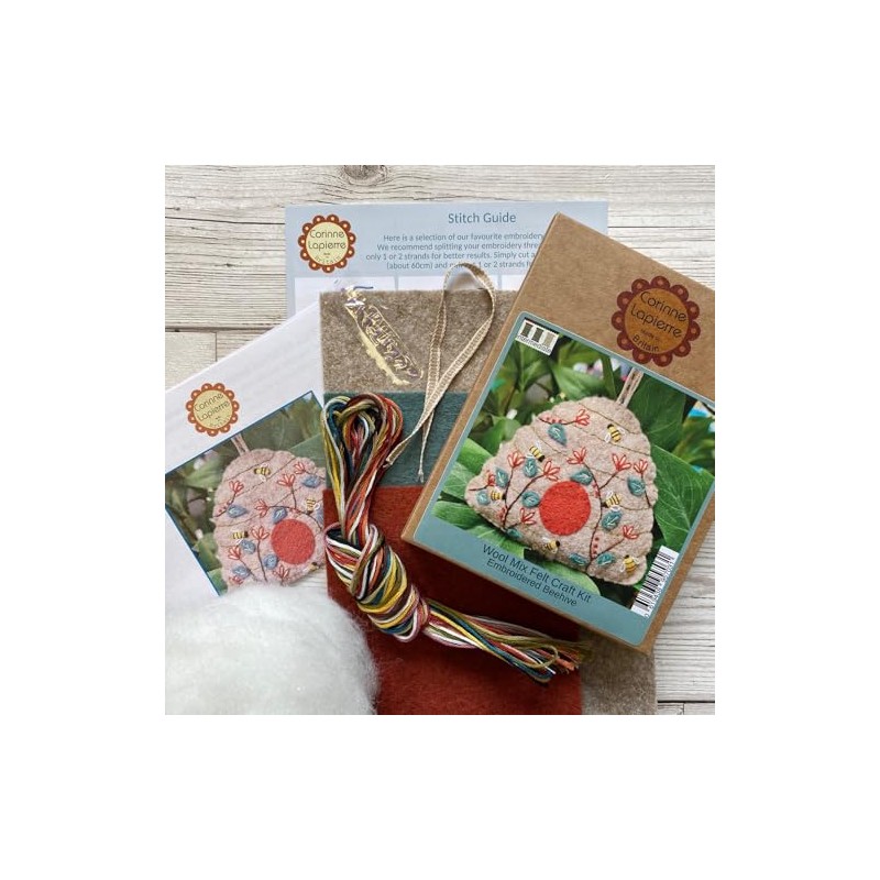 Corinne Lapierre Beehive Felt Craft Mini Kit,Multi,Small