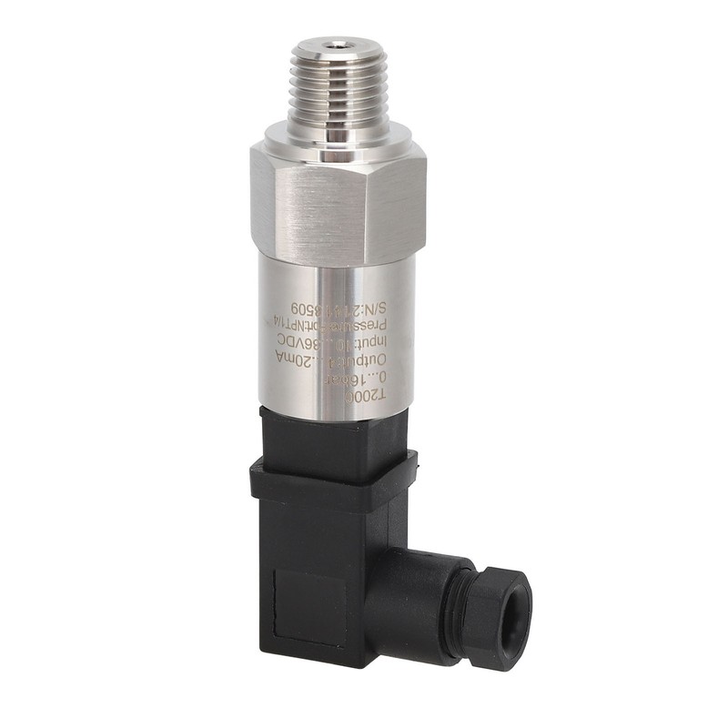 Pressure Transmitter Transducer Sensor 4‑20MA Output NPT1/4 for Air Water