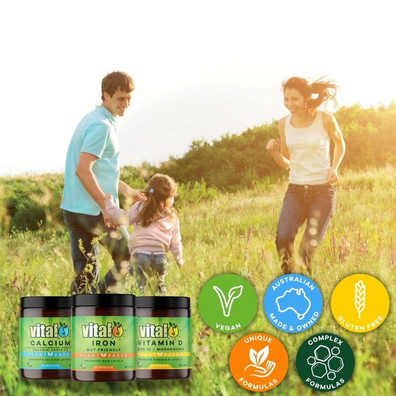 Vital Plant Based Calcium Supplement 60 Vegecaps
